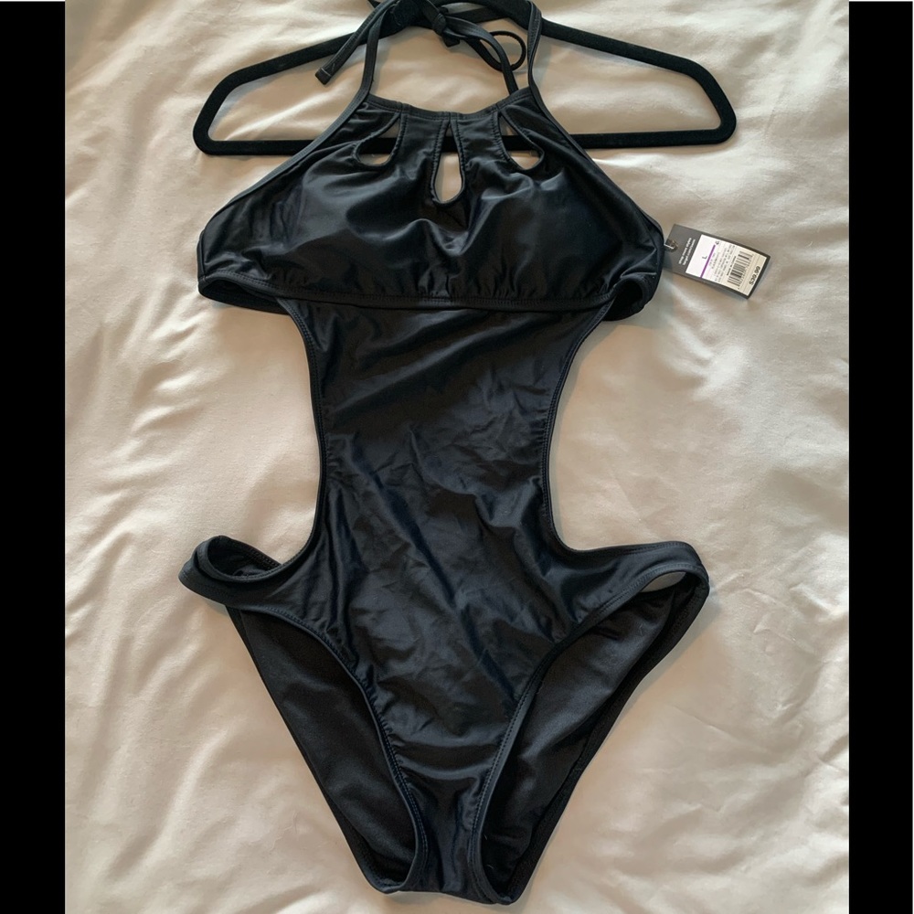 Never Worm Black One Piece Target Swimsuit